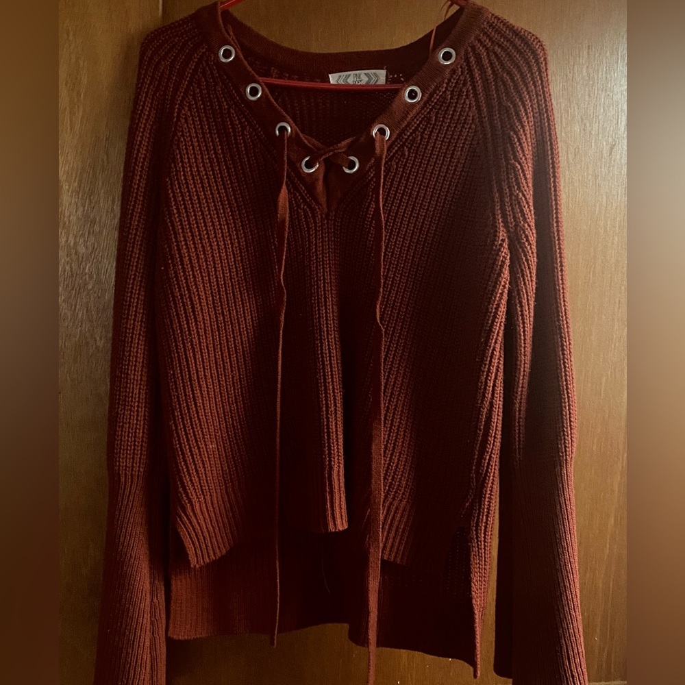 Pink Rose Womens Sweater